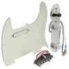 Musiclily Pro TL Wiring Pre-installed Pickguard and Control Plate Artec Alnico 5 Pickup for Telecaster Electric Guitar Aged White