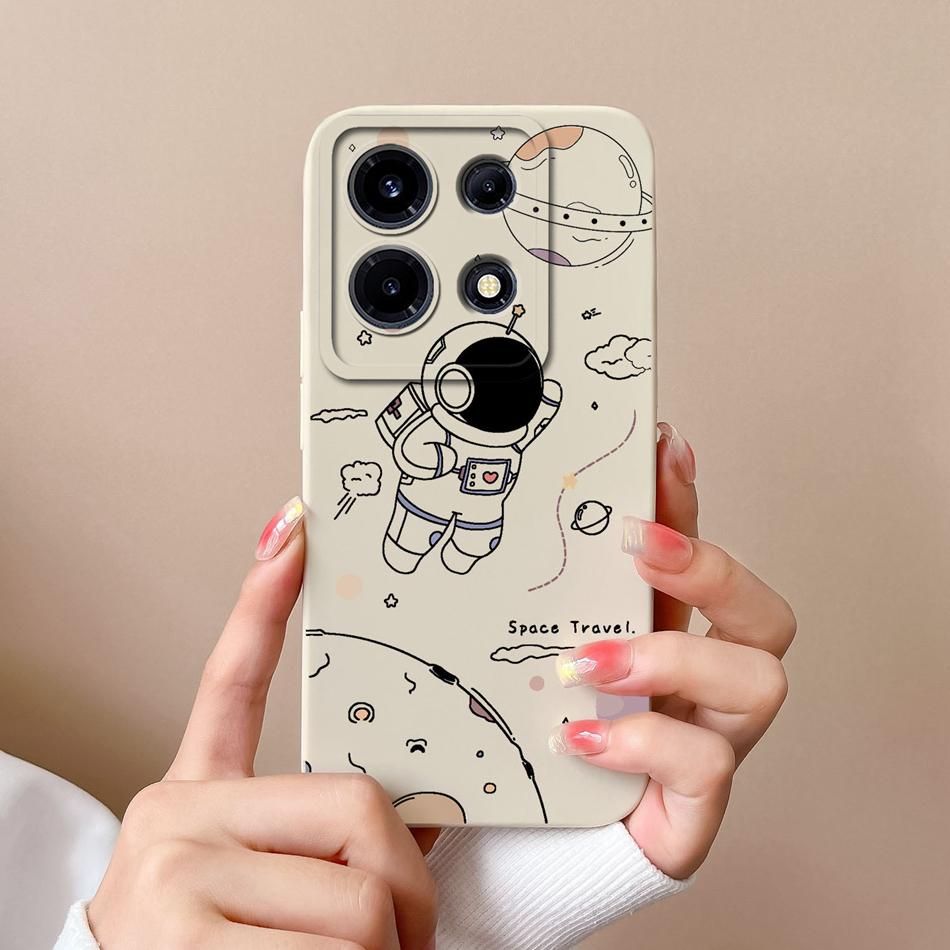 Case For Infinix Note 30 Pro Vip 30i Flower Soft Liquid Silicone Camera Lens Protection Back Cover For Infinix Note30 30 i Coque