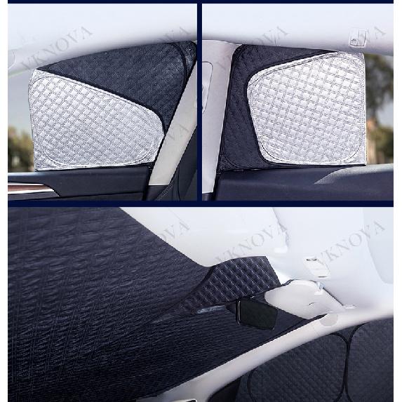 For Tesla Model YL 3 Y Juniper Highland 2025-2017 Upgraded Sunshade Side Window Shade Cover Windshield Sun Visor Privacy CampingWindshield Sunshades