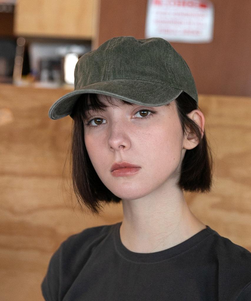 Chaebteo Standard Pigment Ball Cap-Khaki