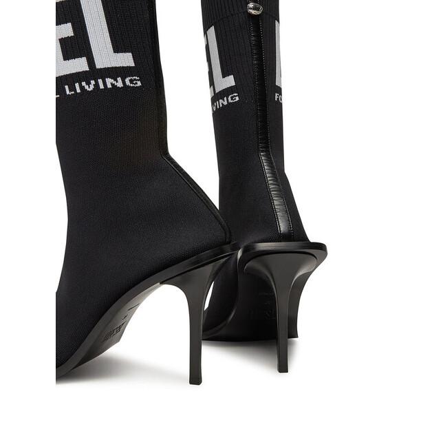 Diesel D-Tona Ankle Boots Y03492P3120 H4644, Black