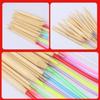 18 Stück 18 Größen 40cm Mehrfarbige Rundstricknadeln aus Bambus 2,0-10mm
