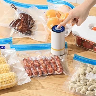 Tragbare elektrische USB-Luftpumpe für Vakuumbeutel, Mini-Vakuumversiegeler, wiederaufladbare Vakuumverpackungs-Versiegelungsmaschine für Lebensmittel für zu Hause