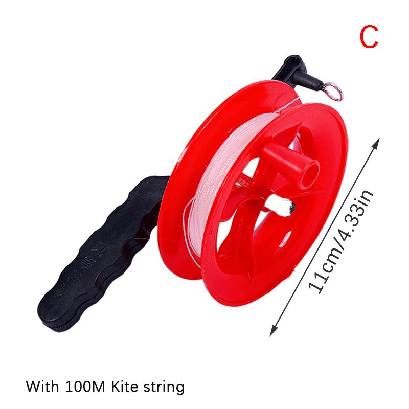 Vliegerwiel Lijnlengte 30/50/100/150/200M Buiten Kogellager Wiel Vlieger Winder Tool Handvat Lijn Touw Winder Vlieger Accessoires