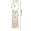 Handmade Dream Catcher Pendant Tapestry Home Circle Leaf Shape Jewelry Wall Hanging Ornament Window Decoration