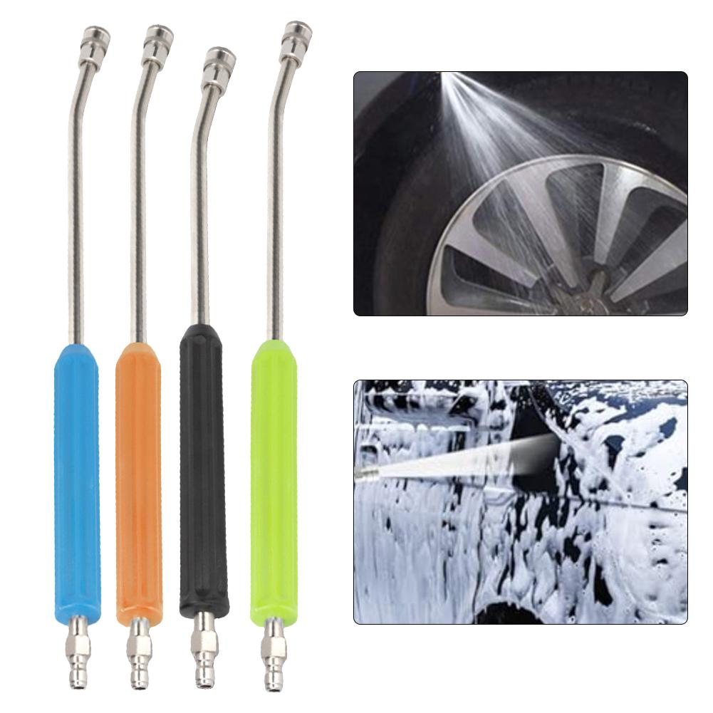 40-55CM Rod Jet Car Cleaning High Pressure Water Extension FOR 1/4-inch Quick Connection High-Pressure Extension Rod Elbow