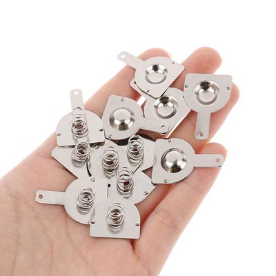 100Pcs 18650 Positive And Negative Single Contact Spring Plate 50Pairs 16X18.5Mm