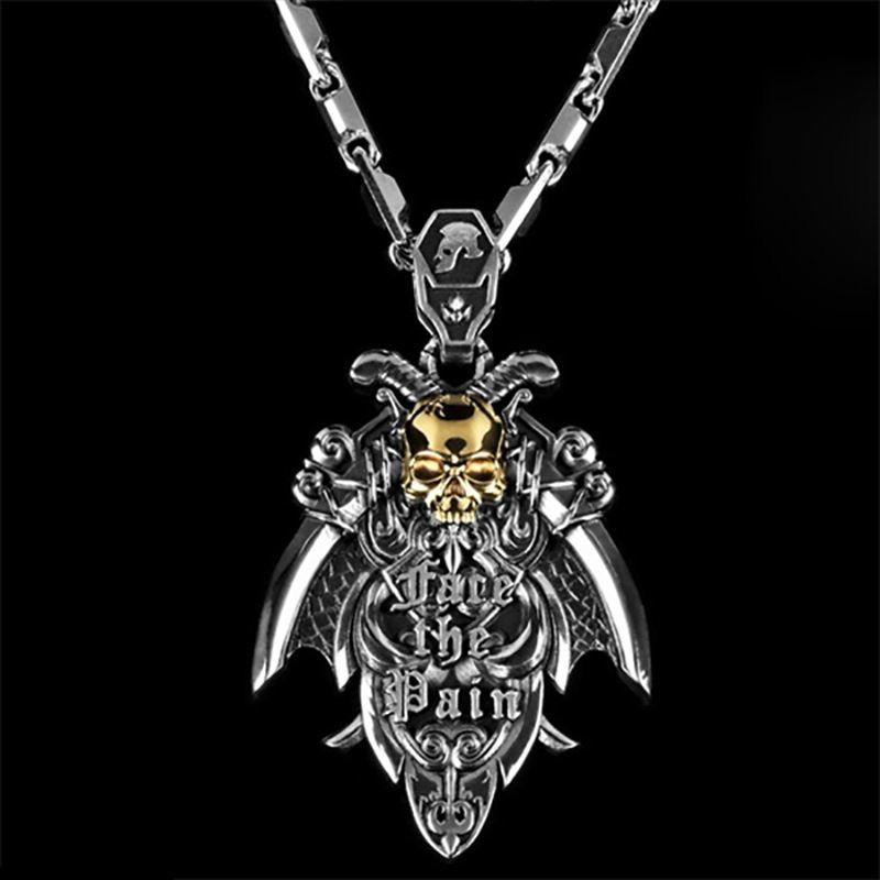 Collier Pirate Pour Garçon - Pendentif Vintage En Alliage - Accessoire Déguisement Et Quotidien