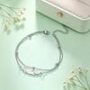 1PC Bohemian Style Chic Ankle Feather Ankle Chain Stainless Steel Beach Style Fashionable Summer Foot Beach Jewelry