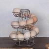 Multi-use Spiral Egg Rack – Iron Art Hanging Basket for Kitchen Storage