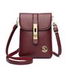 Small Square-shaped Single-shoulder Bag, Retro Flap-top Phone Bag, Fashionable Cross-body Bag, Casual Bag