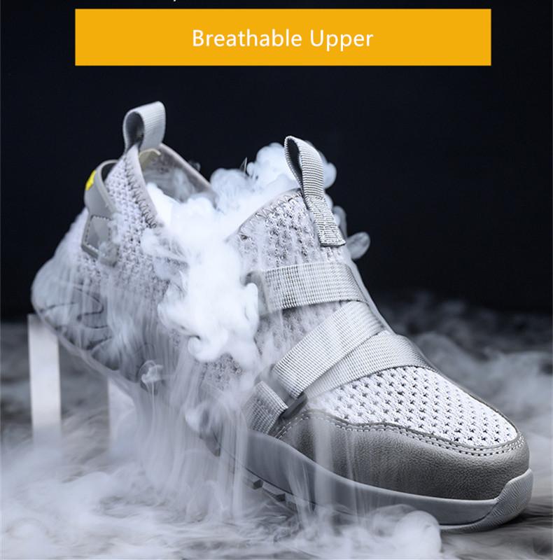 Breathable Summer Safety Shoes Anti-puncture Safety Work Sneakers Plastic Toe Safety Shoes 6kv Insulated Electrician Work Shoe