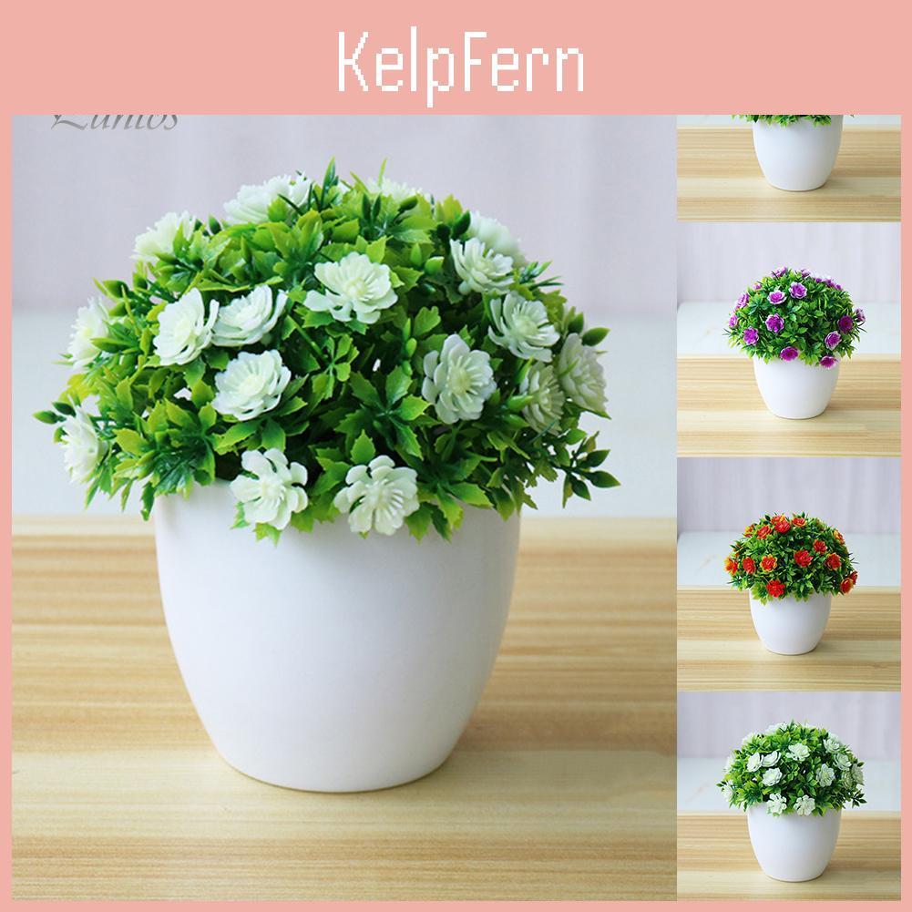 Home Decor Party Wedding Artificial Props 1pc Potted Flower Bonsai Stage Garden