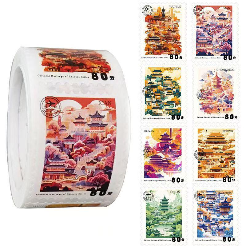 200 Oil Painting Mountain & Sea Landscape INS Style Aesthetic Stickers - Decorative Notebook & Journal Set