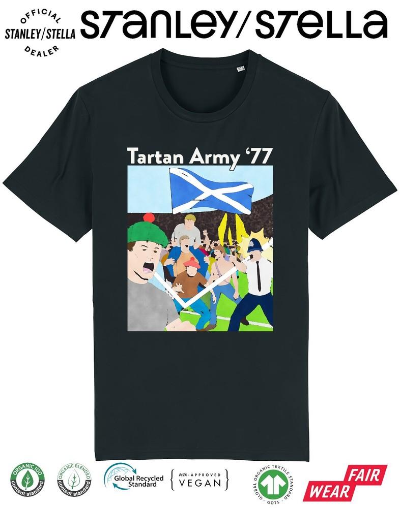 

Футбольная футболка TARTAN ARMY 77 мужская Шотландия Вторжение на поле Уэмбли Англия Футболка S