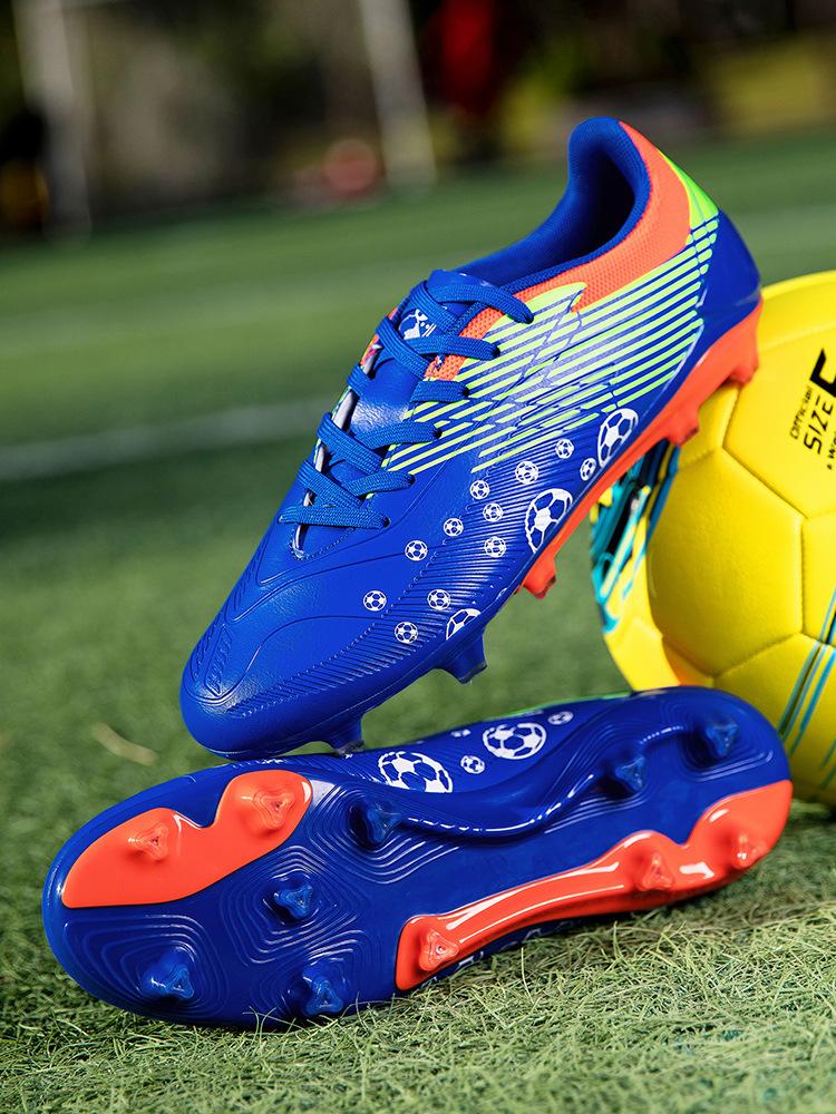 2025C Luo Football Shoes Low-top TF Broken Nails Non-slip Children's Training Long Nails Football Shoes