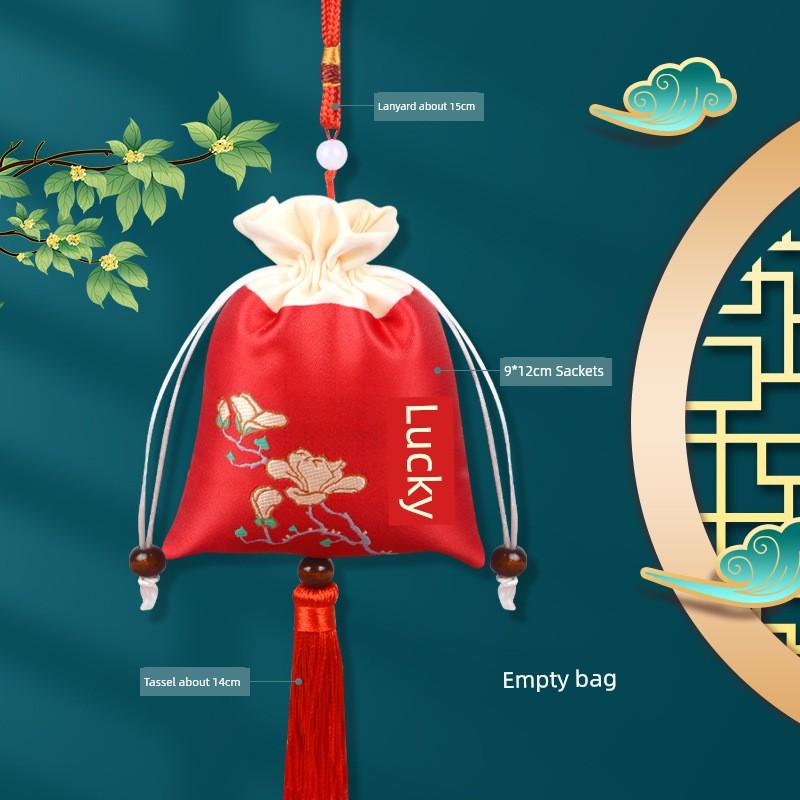 Dragon Boat Festival Sachet Perfume Bag Bag Bag Handmade DIY Pendant Mosquito Repellent Bag Argy Wormwood Chinese Ancient Style Pouch Embroider Empty