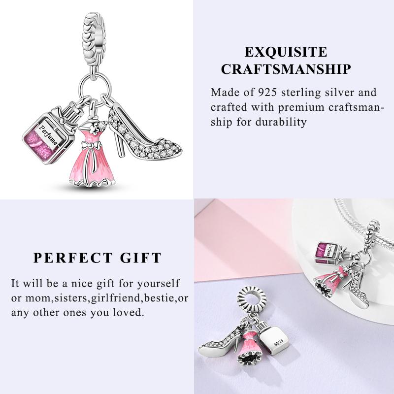 New Original Copper Charms Beads Pendants For Original Bracelet Necklaces Charm Women Diy Jewelry Gifts