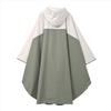 Nifty Colors Rain Poncho, Peach Drop Bicolor Rain Poncho 6050KH