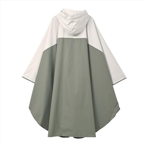 Nifty Colors Rain Poncho, Peach Drop Bicolor Rain Poncho 6050KH