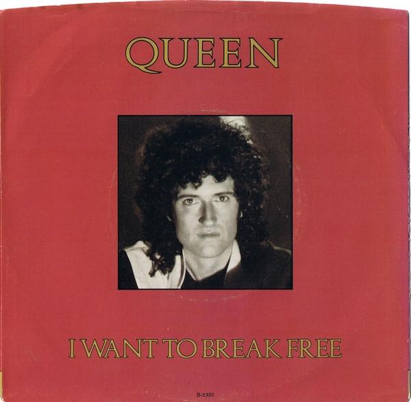 

7-дюймовая пластинка QUEEN I Want To Break Free B5350 Capitol Records 1984 Канада Рок Б/у