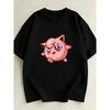Oversized Cosplay Costumes Pokmon Wigglytuff Summer 2026 New Product Harajuku Anime Printed Y2K Hip Hop Casual Unisex Tshirt