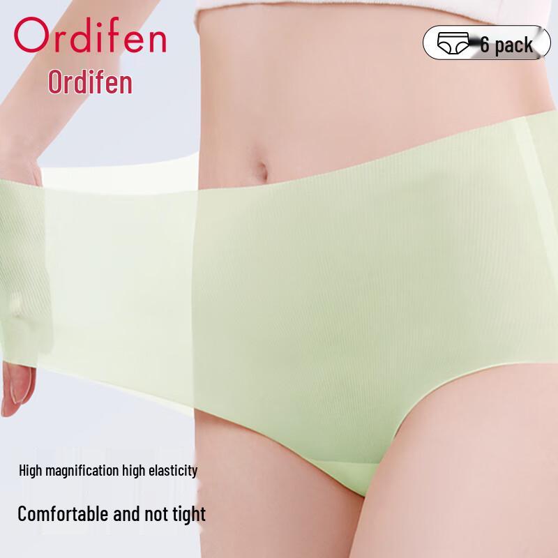 Audifen Women's Seamless Ice Silk Briefs