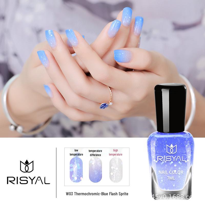 

Temperature-Changing Quick-Dry Gradient Nail Polish - Non-Peelable and Oily-Free. 7ml