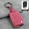 Leather Car Key Cover Case for VW Volkswagen Tiguan MK1 MK2 Magotan Passat B5 B8 Polo Golf 4 5 6 7 Mk7 Jetta POLO Eos Scirocco