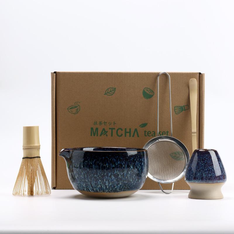 5pcs/set Japanese Matcha Set Vintage Bamboo Matcha Brush Exquisite Matcha Bowl Tea Tools Accessories Ceremony Great Gifts Box