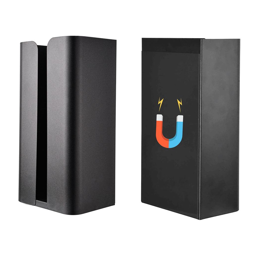 Șervețel magnetic, șervețel magnetic, hârtie magnetică, prosop de hârtie magnetic, șervețel lângă rufe, lângă cutia, suportul HOGAWAY negru,