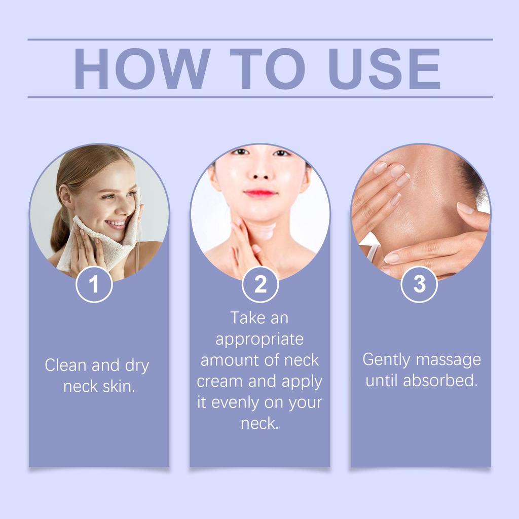 OUHOE Moisturizing Neck Cream, nourishes and hydrates neck skin, reduces fine lines, leaves skin hydrated smooth-Women's Gifts