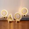 Rechargeable Table Light Acrylic Tri-color Dimmable Bedside Lamps Bedroom Dormitory Dining Office Bedroom Decorations Desk Lamp