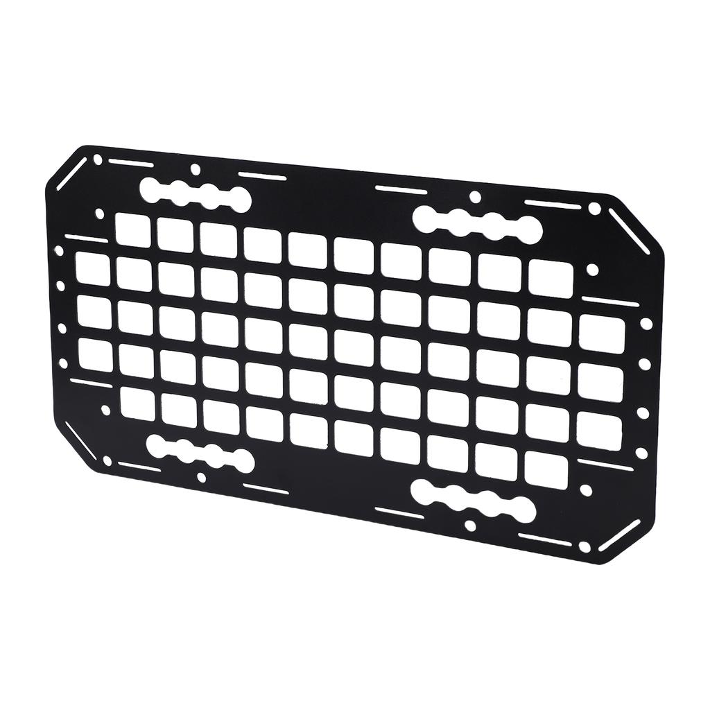 Truck Bed Molle Panel 10.51x19.25x0.08in Aluminium Side Truck Bed Molle Panel Rack System for Sedans SUVs Pickups