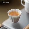 Handbemalte Rosa Orchidee Teetasse Keramiktassen Handgefertigt Blütenblatt Porzellan Teetasse Buddha Hand Tasse Teetassen Ungewöhnlicher Hersteller Jingde Town