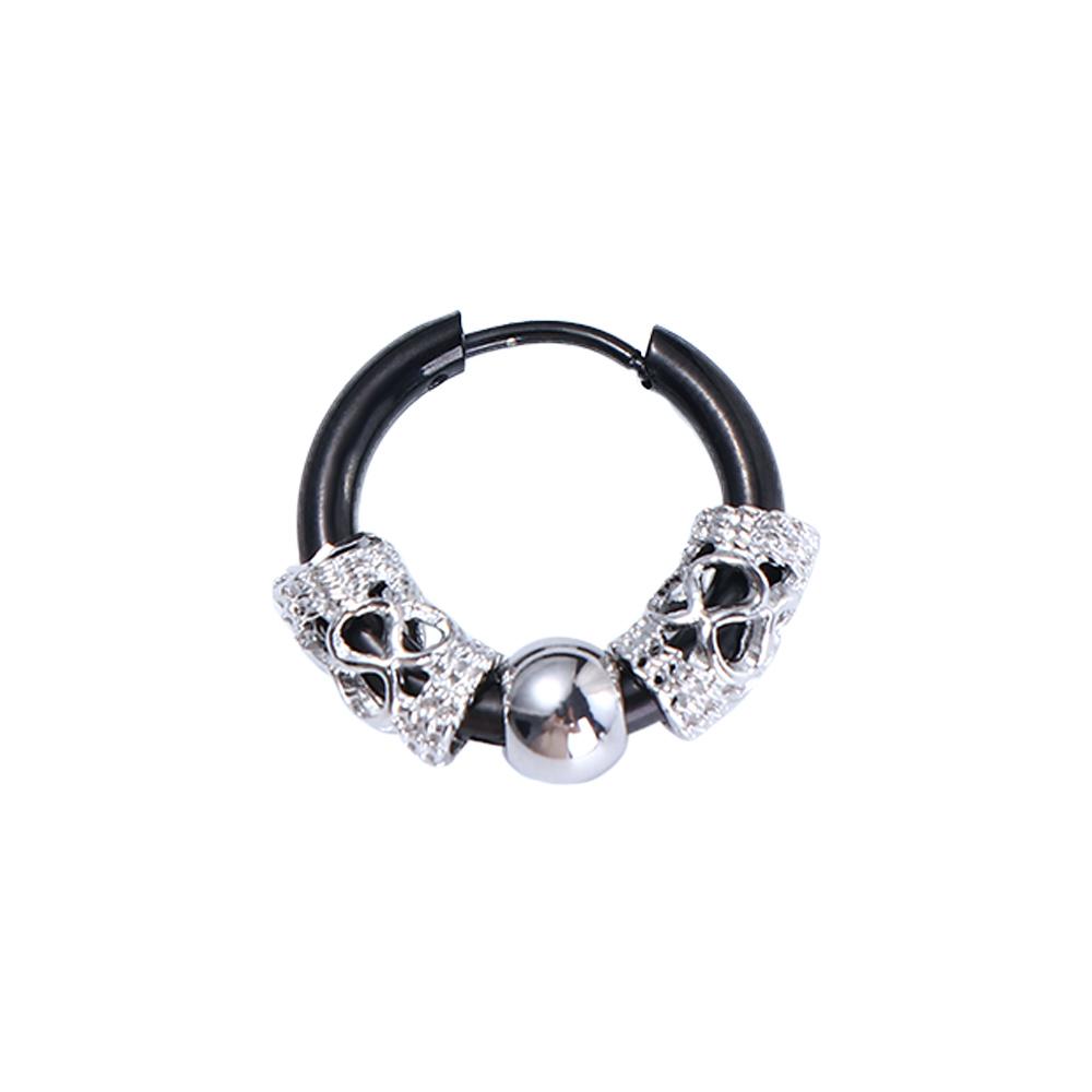 Ins Light Luxury Circle Earrings High-end Exaggerated Hoop Earrings Prevent Allergy Copper Ear Buckle Unisex