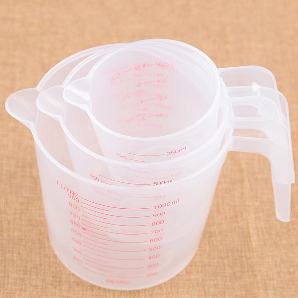 500ML Measuring Cup Easuring Cup Plastic Jug Plastic Tip Mouth Jug Pour Spout Transparent Handle For Baking Kitchen Tool