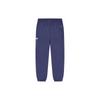Fila Einfarbige konische lässige gewebte gestrickte Sporthosen Herren Hosen Tiefblau F11M419804F-NV