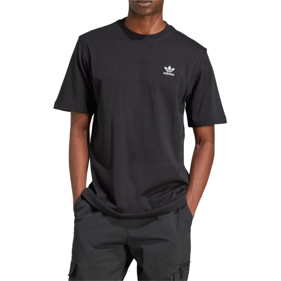 Adidas Originals Valentines Day Limited Edition Brand Logo Comfortable Crew Neck Short Sleeve T-Shirt Men Tops Black JI8545