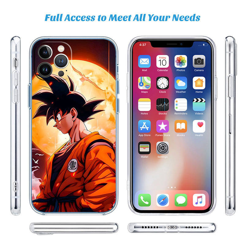 JO21 Dragon Ball Goku Phone Case for Motorola E22S E7 G6 G7 G8 G9 Plus Power Play G10 G20 G04 E30 E40 E22 E20 E13 G22 G23 G Stylus Play