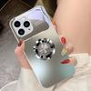 Gradient Flowers For IPhone 16 Pro Max 15 Pro 14 13 12 Mini 11 XS Max XR 7 8 Plu SE 2022 Tempered Glass Phone Case