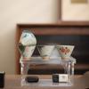 Lotus Graphic Ge Kiln Ceramic Tea Cup Hand-painted Tea Tasting Cups Kung Fu Tea Cup  Tea Making