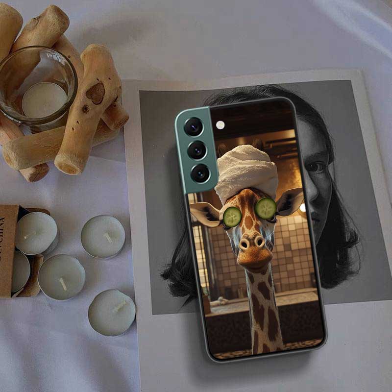 Giraffes Have Long Necks Phone Case For Samsung A17 A14 A24 A34 A54 A03S A04S A13 A23 A33 A53 A70 A50S A30 A40 A51 A41 A20E A73