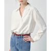 White long-sleeve women's shirt, 2026 spring new style, European style lace trim loose top