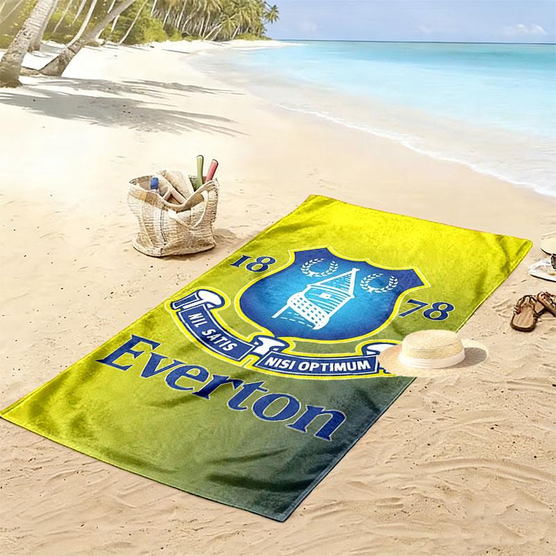 The Toffees logo Print Beach Towel, Large Soft Quick Dry Towel for Beach Camping Swimming