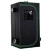 Hydroponic Grow Tent in 600D Oxford with 5 Adjustable Air Vents and Window, Hydroponic Greenhouse for Cultivation with Cable Hole, 80x80x160 cm