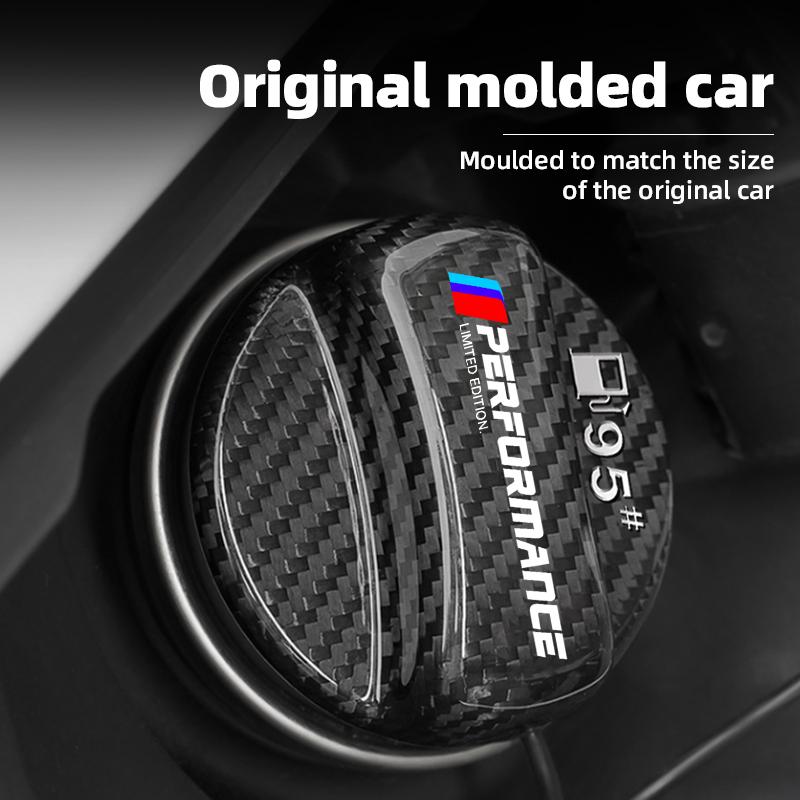 BAGE7 2026 Car Sticker Real Carbon Fiber Gas Fuel Tank Cover Oil Filler Dustproof Cap For BMW Performance F11 G11 F10 F30 G08 G28 G20