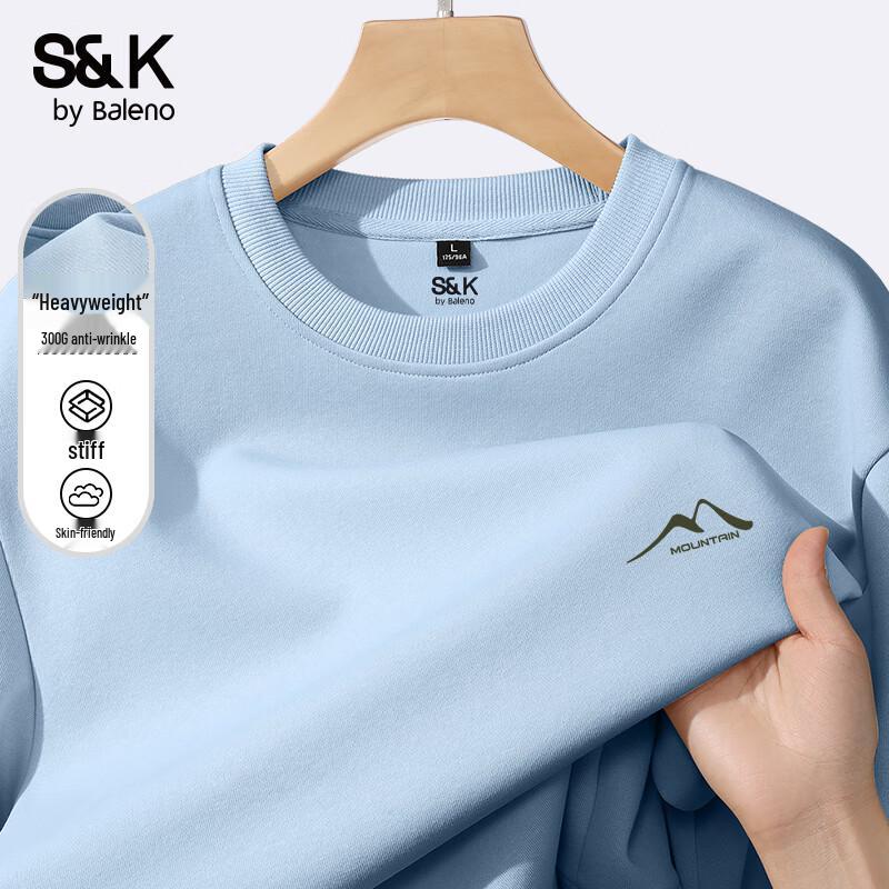 Baleno S&K Men's Round Neck Graphic Sweatshirt