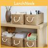Japanese Style Linen Organizer For Toys Books And Daily Essentials