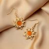 Vintage Sunflower Earrings